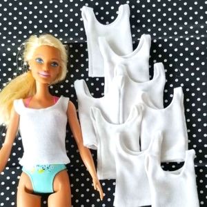 Barbie basic white T's